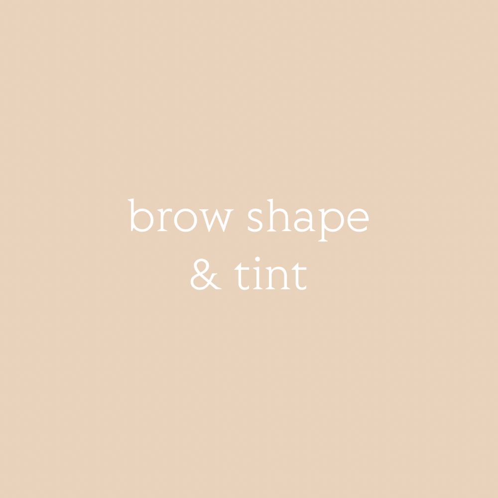 brow shape & tint at Con Amor Monica in Richmond, CA