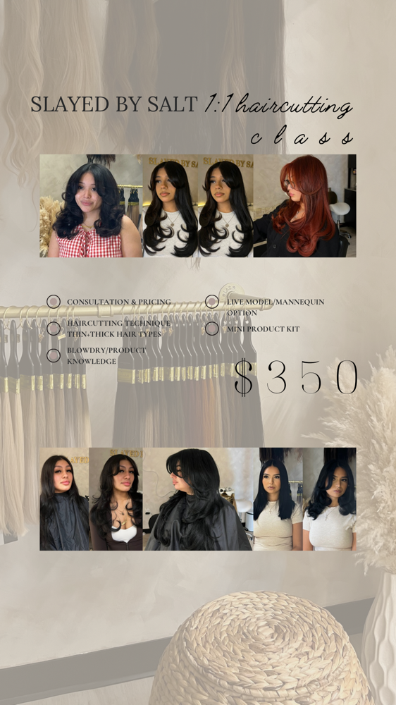 HAIRCUTTING CLASS (LAYERED EDITION)