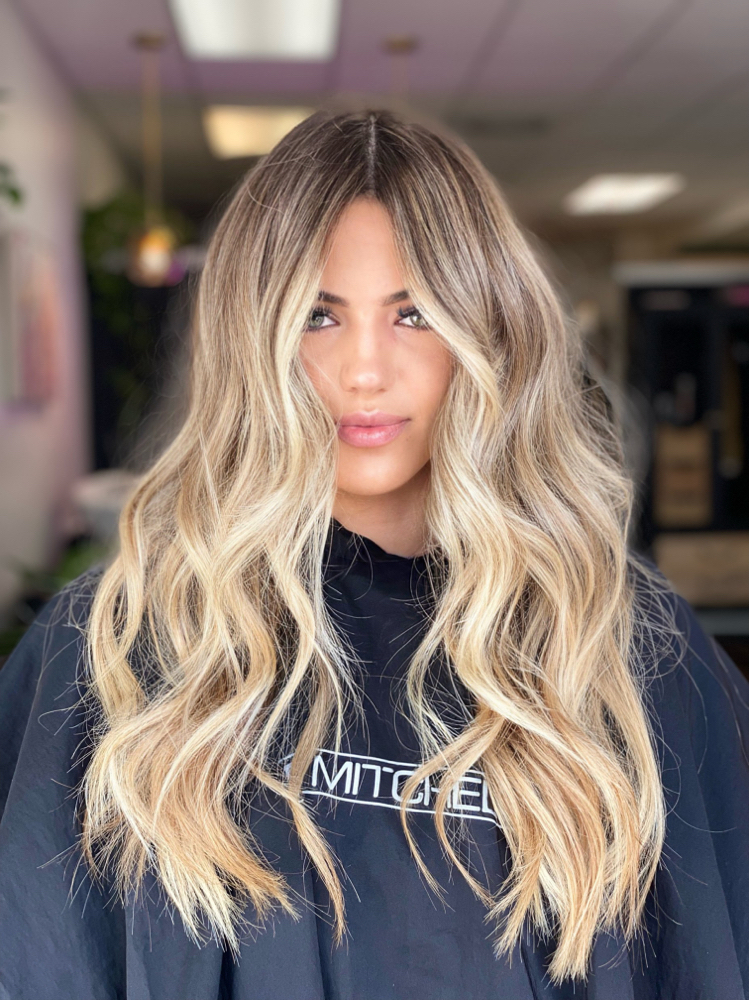 Balayage On Natural Base