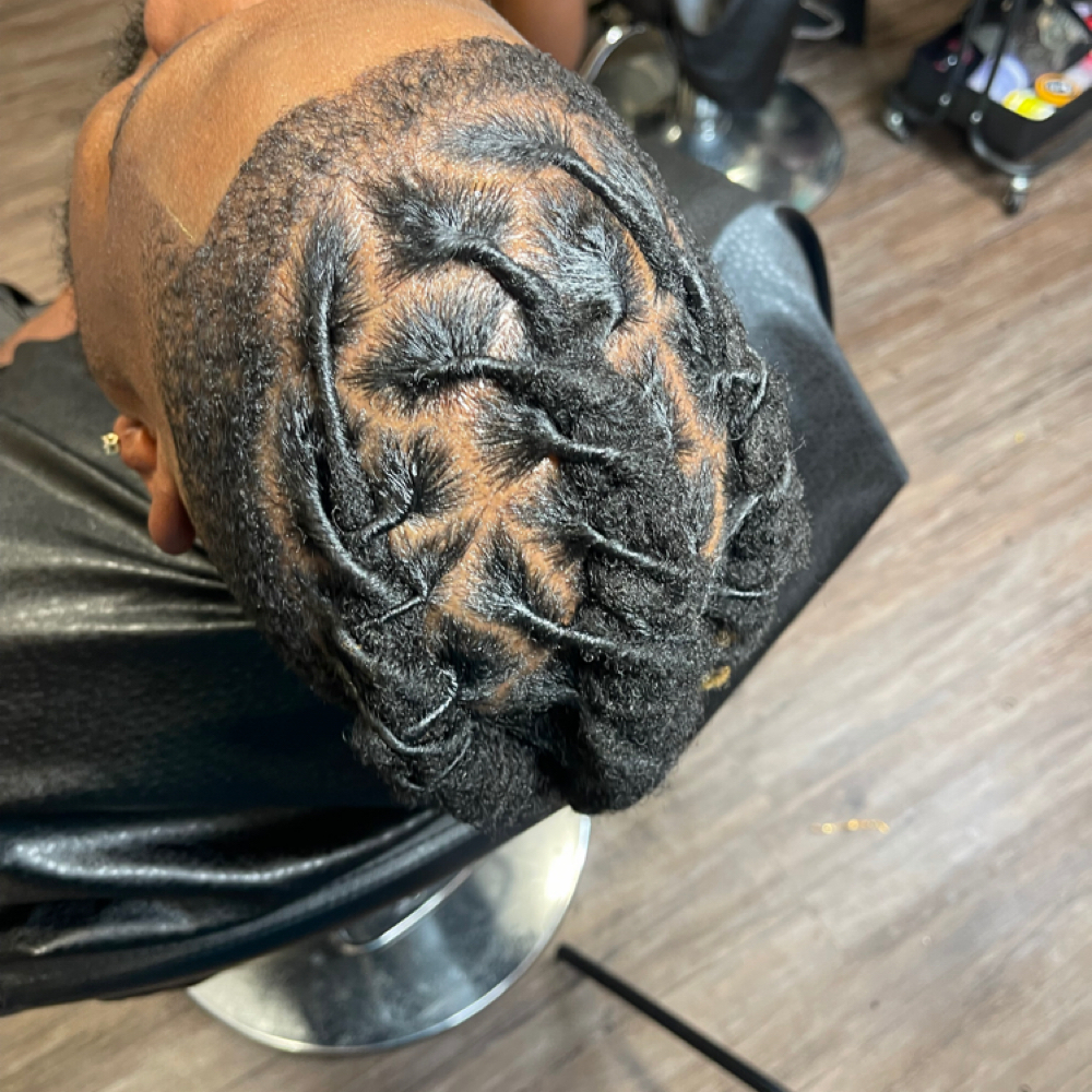 Retwist (Half - Head) at Loc'd by Courtney Nicole in Missouri City, TX