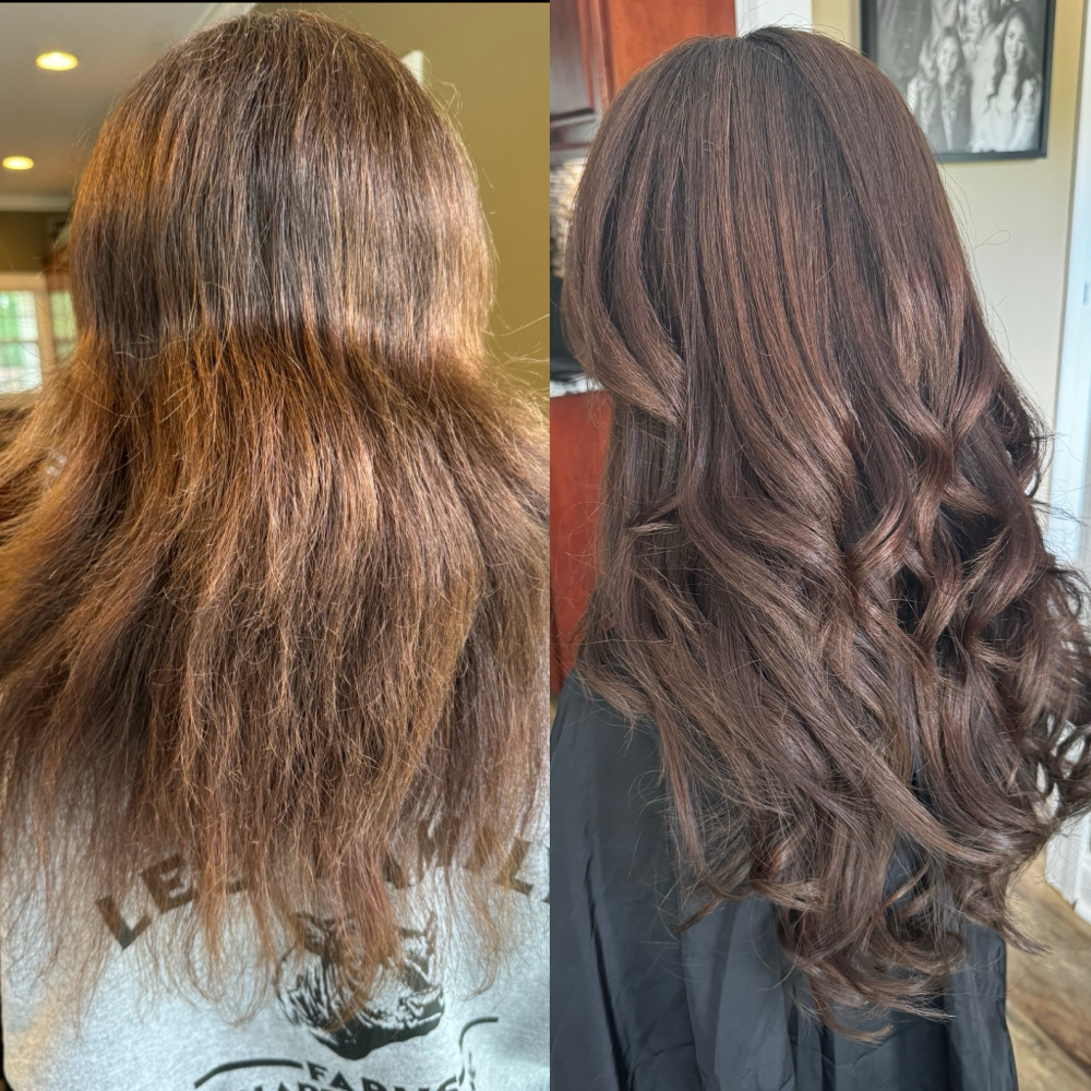 Hair extension install