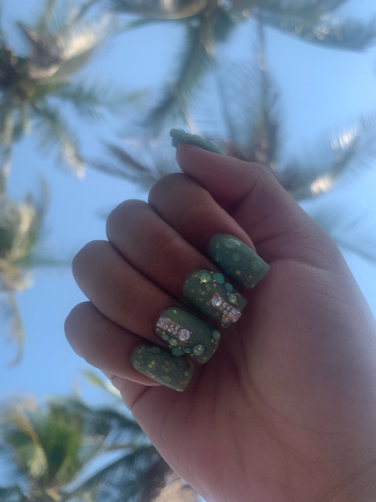 ADD ON 4 bling nails