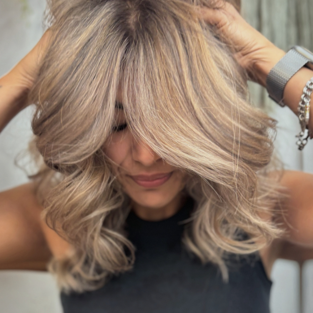 Partial Custom Lived-In at The Electric Chair Hair Studio in Cape Coral, FL