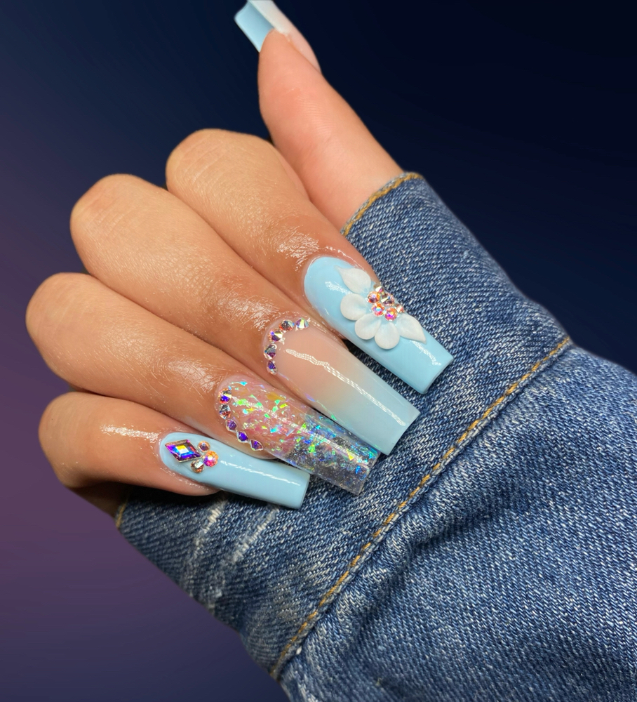 Long Acrylic Full Set