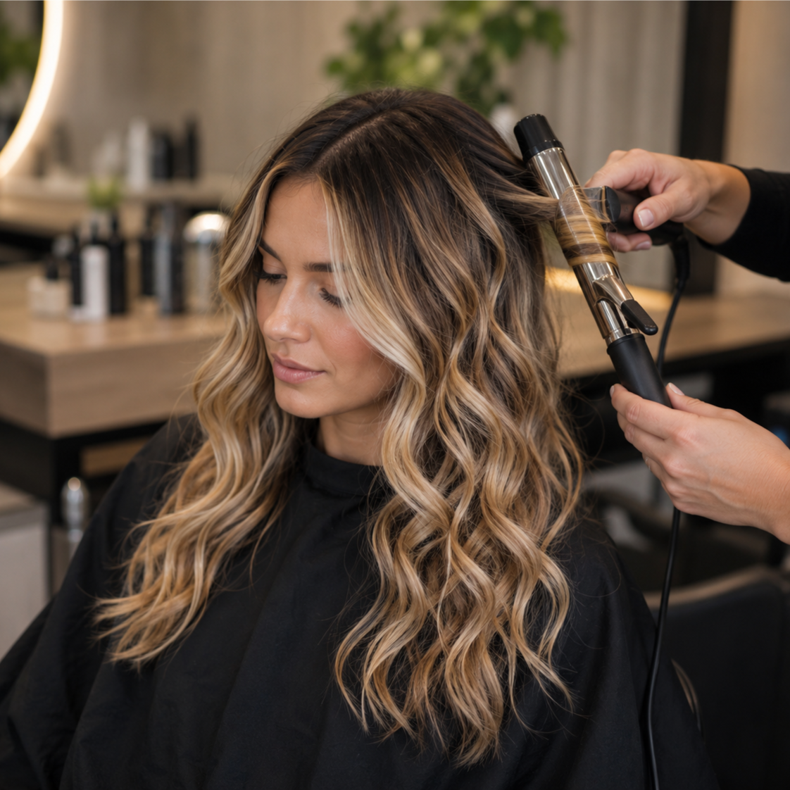 IRON, CURLS, BEACH WAVES at OvsAnna Beauty in GLENDALE, CA