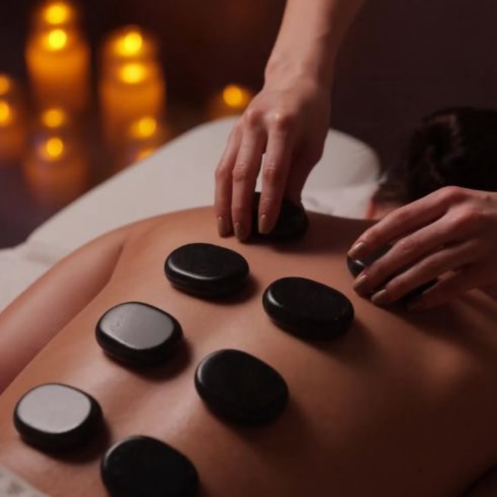 Hot Stone/Bamboo Massage at Aura Massage in Norfolk, VA