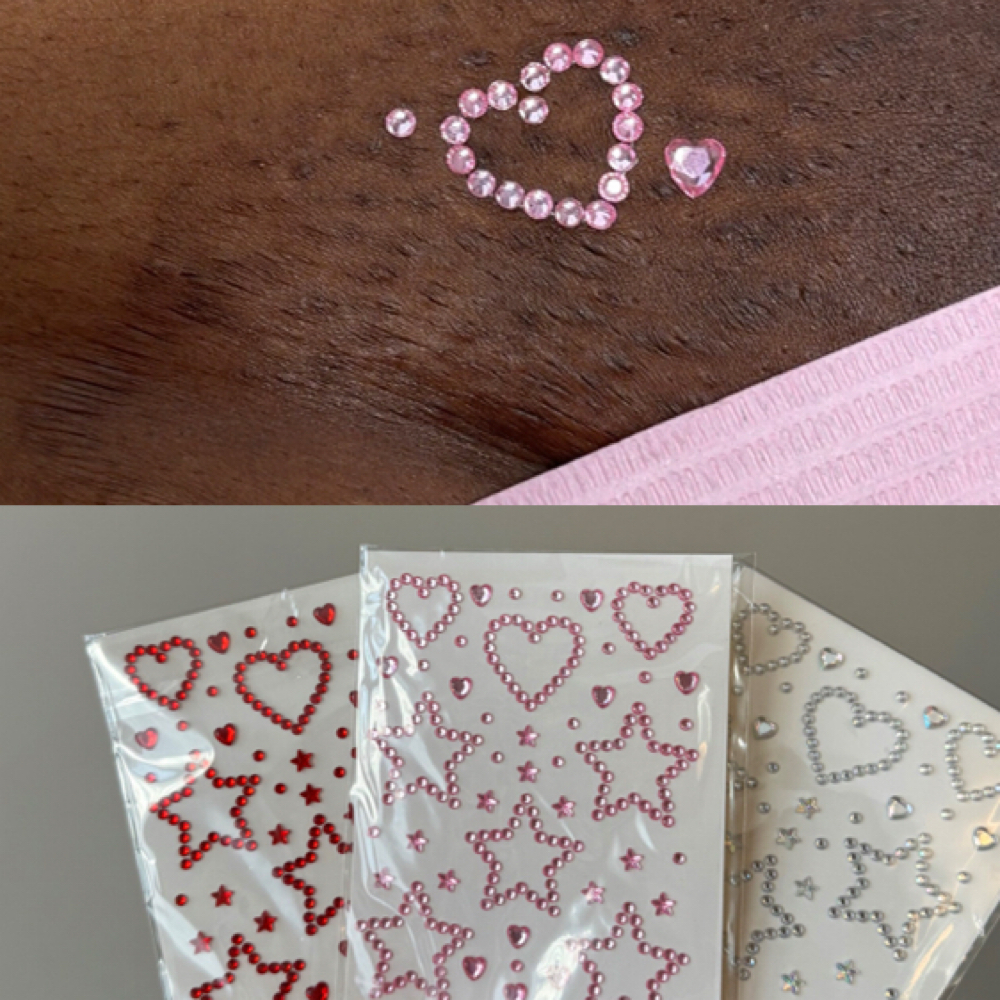 brazilian wax + vajazzle 💘