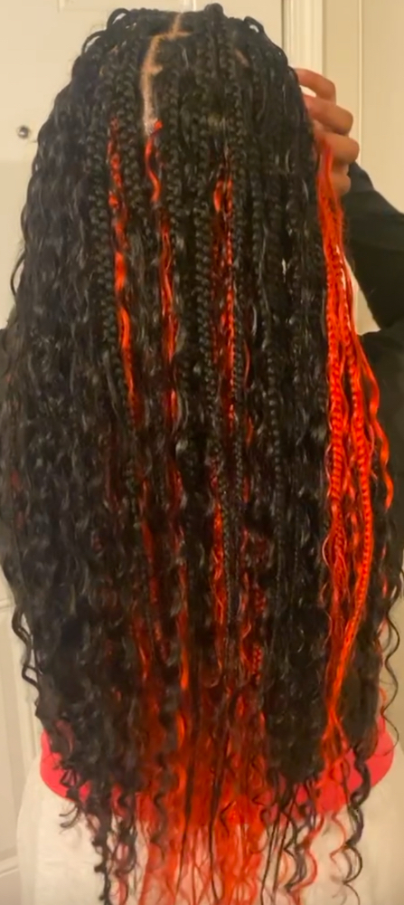 Bohemian Knotless Braids at Glorious Krown in Fayetteville, GA