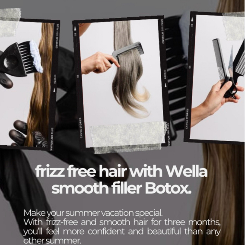 Wella Smooth Filler & Haircut at Naz beauty in Round Rock, TX