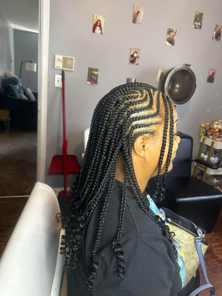 Tribals With Box Braids