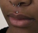 Medusa Lip Piercing