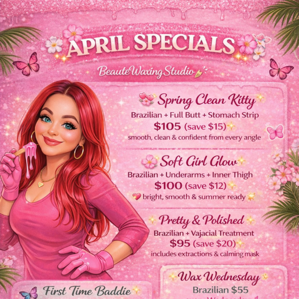 Pretty&Polished Brazilian+Treatment at BeauteWaxingStudio in Colton, CA