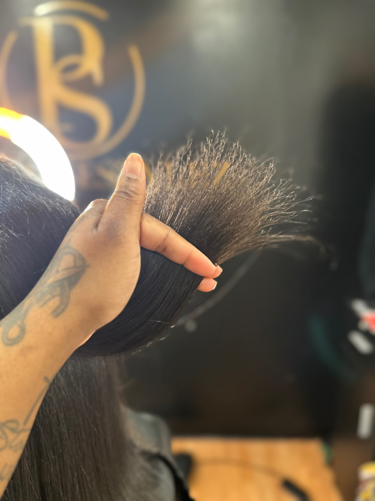 Blowout + Trim Experience at Paradisestylez in Southfield, MI