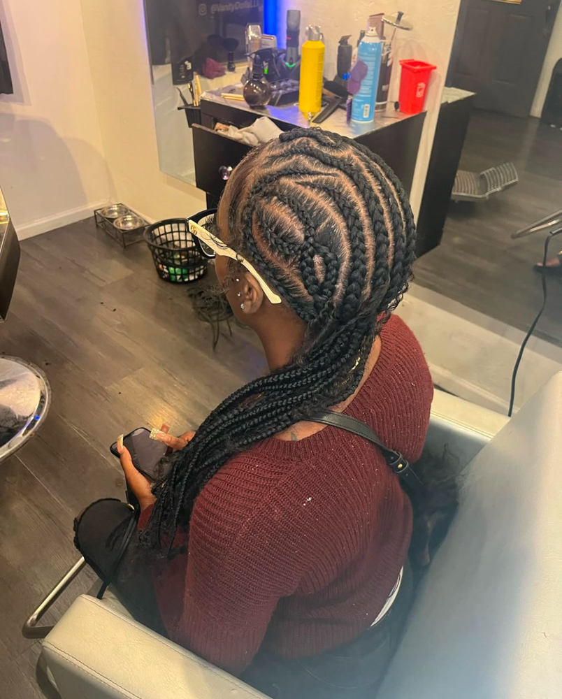 Womens Feed In Braids