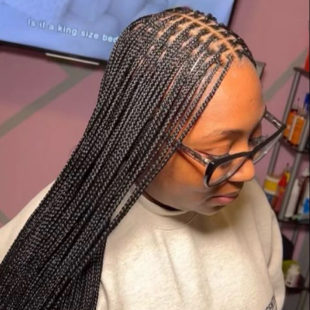 Xtra Small Knotless at Hair by sani in Sacramento, CA