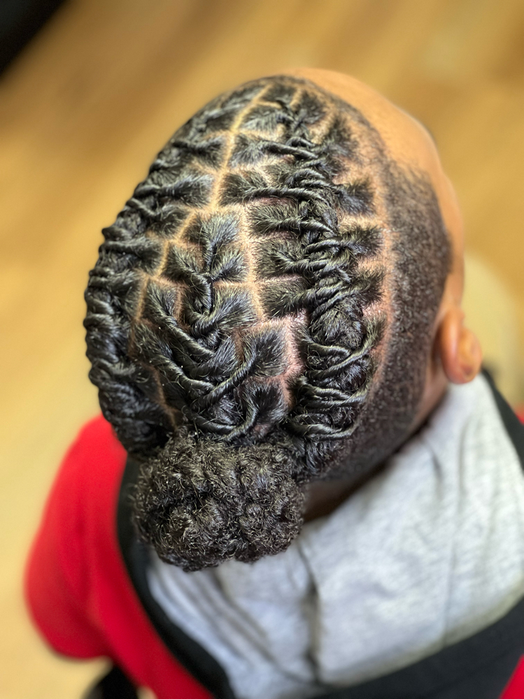 Retwist On Preteen Starter Locs