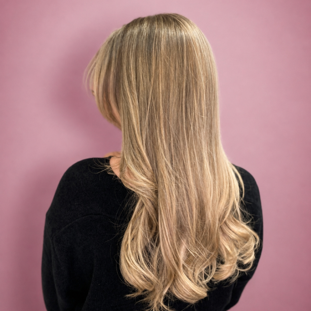 Long Hair Cut at volume hair salon in Bethesda, MD