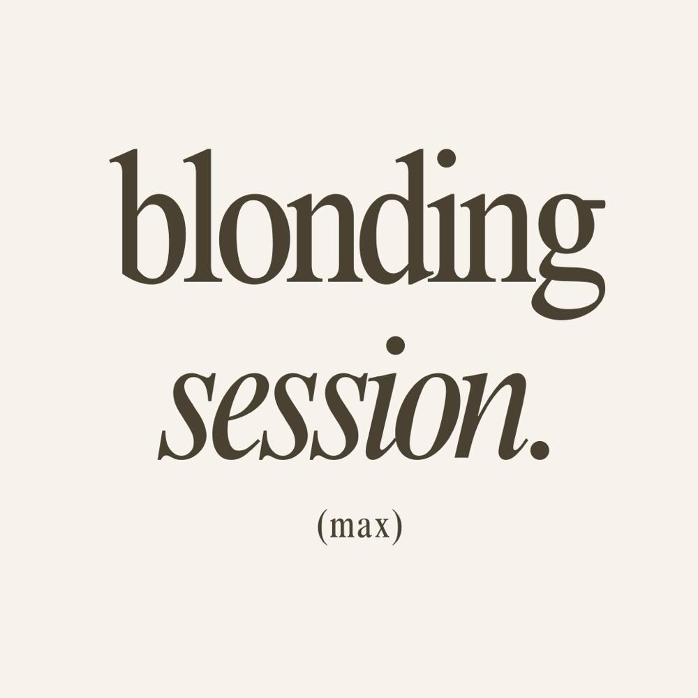 Maxi | Blonding Session