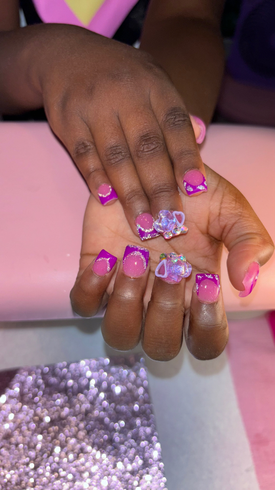 Kids Rhinestone Add On at NailsByAprel in Saltillo, MS
