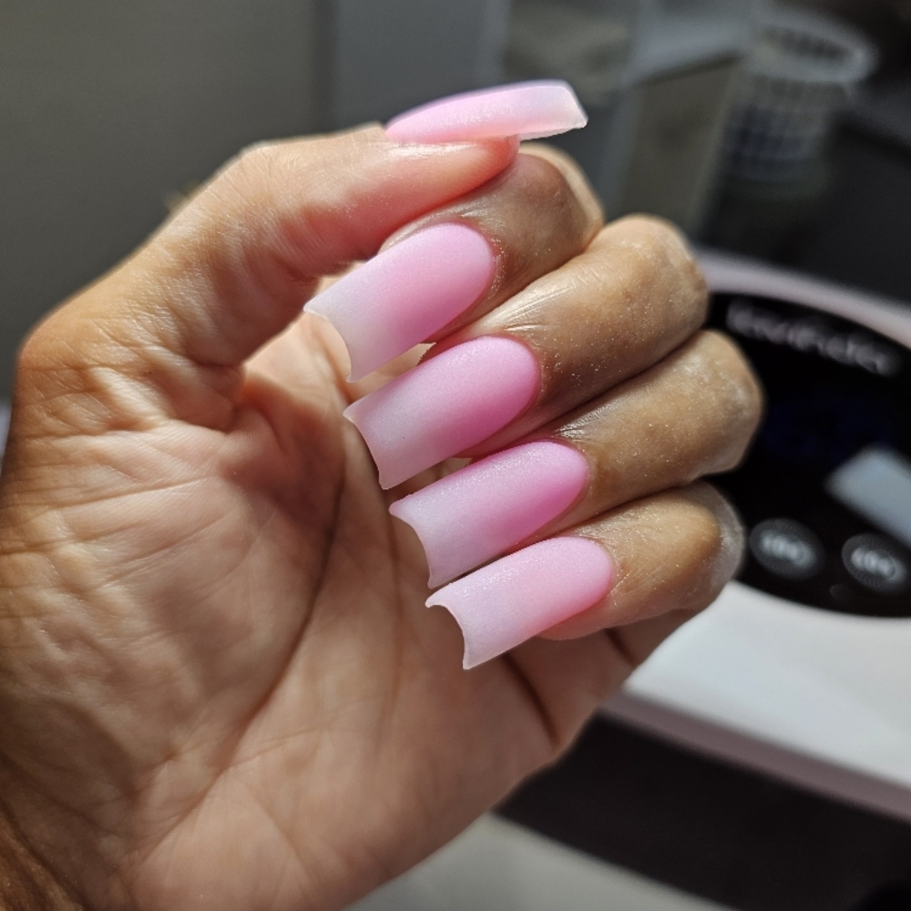 Short Acrylic Full Set at Oh.She.Polished in Angleton, TX