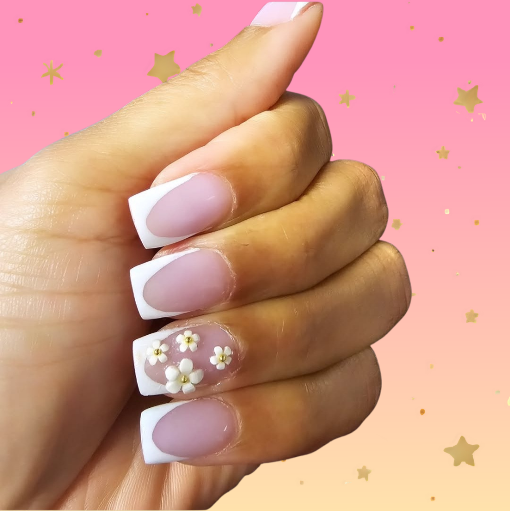 Short Acrylic Full Set at Oh.She.Polished in Angleton, TX