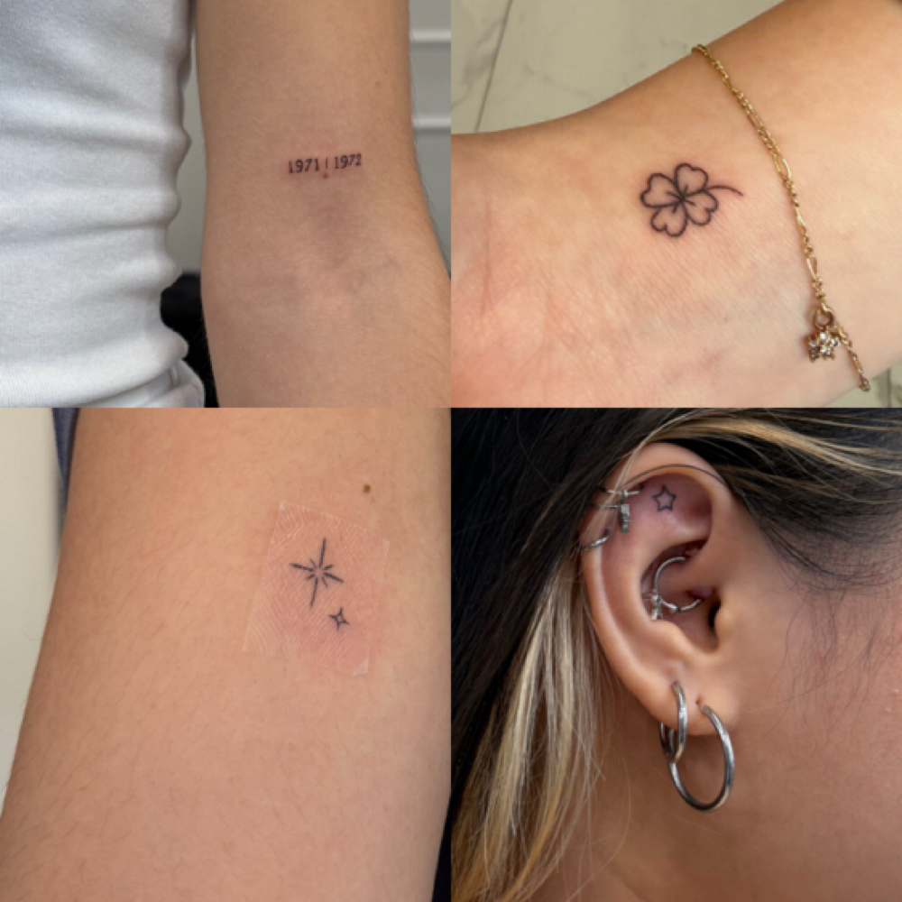 Tiny Fine Line Tattoo at Petallineink in Stockton, CA