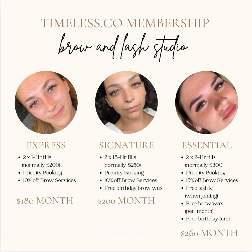 SIGNATURE LASH VIP MEMBERSHIP at TIMELESS & Co in Lynn, MA