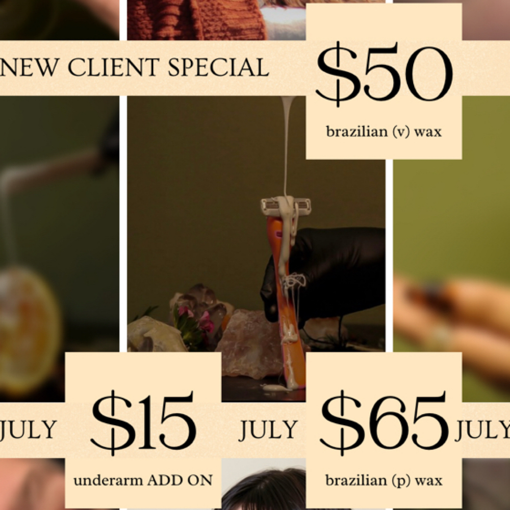 *JULY* NEW CLIENT UNDERARM at The Waxing Coven in Harrisburg, PA