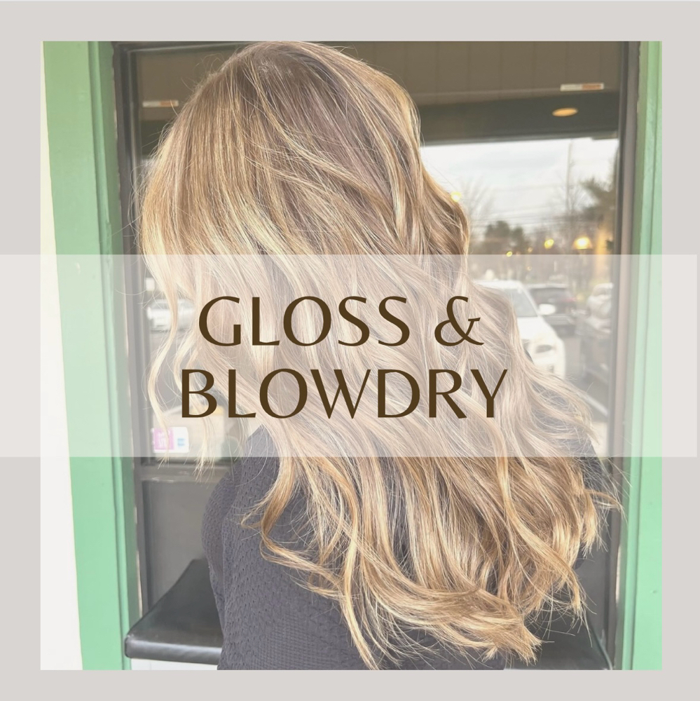 Gloss & Blow Dry (All levels)