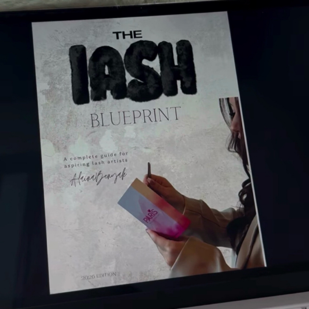 The Blueprint Book at Lai’s Lash co in Boardman, OH
