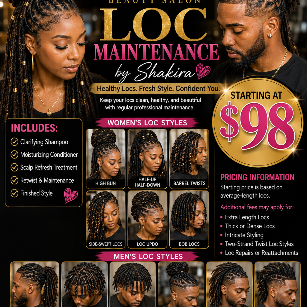 LOC MAINTENCE SPECIAL at A House of Style in Capital Heights, MD