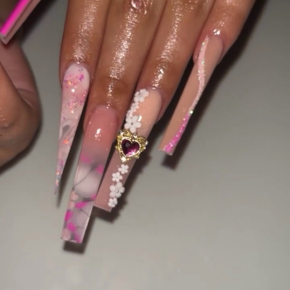 Xxl Freestyle Nails at Custom_nails.juju in Houston, TX
