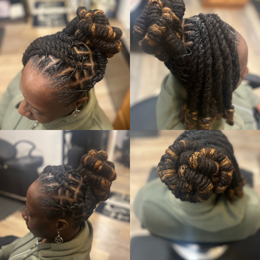 Loc Retwist W/ Creative Style at Natural Iz Me in Fredriksted, VI