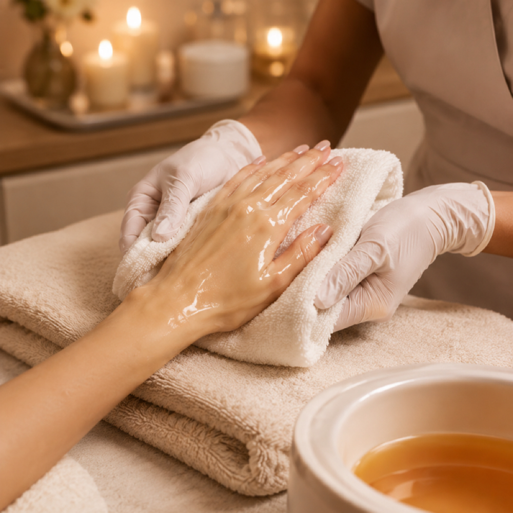 Paraffin Hand Add on at European Head Spa & Aesthetics in Brentwood, TN