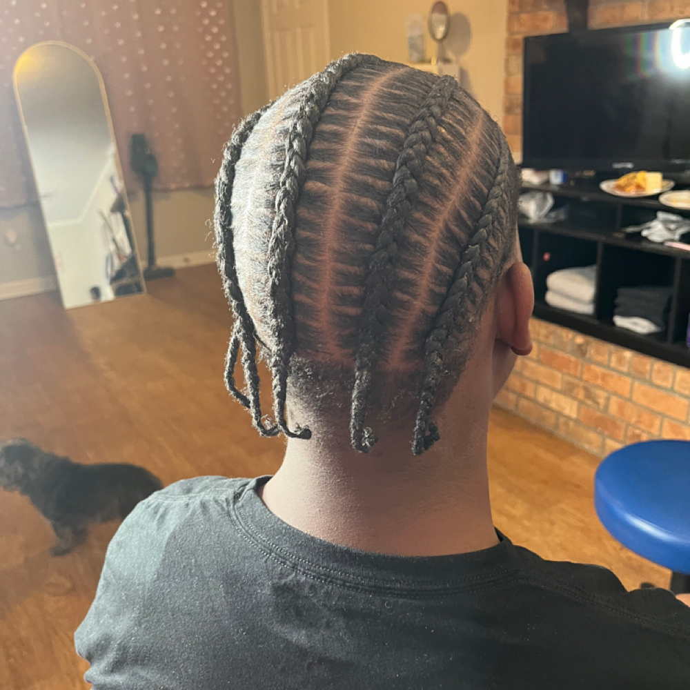 Men Stitch Braids at Luvbeautybypink in Lithonia, GA