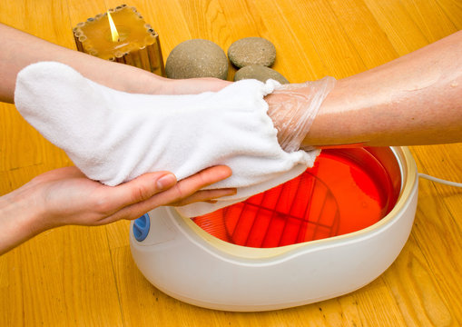 Foot Paraffin Treatment