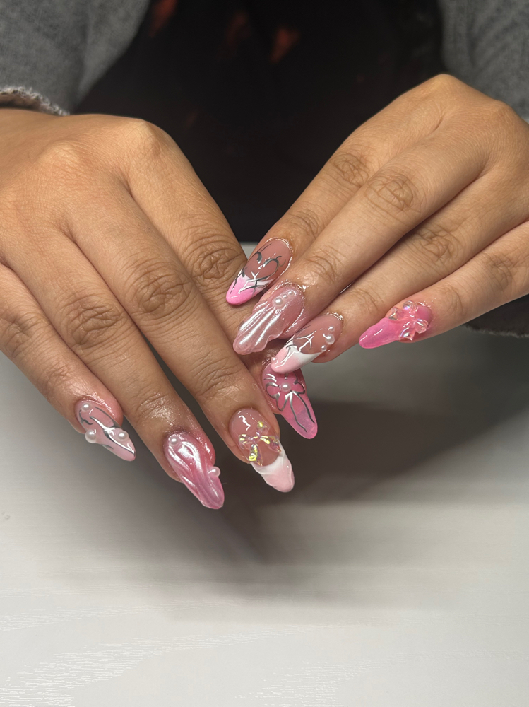 Gel X With Design / 3D / Charms