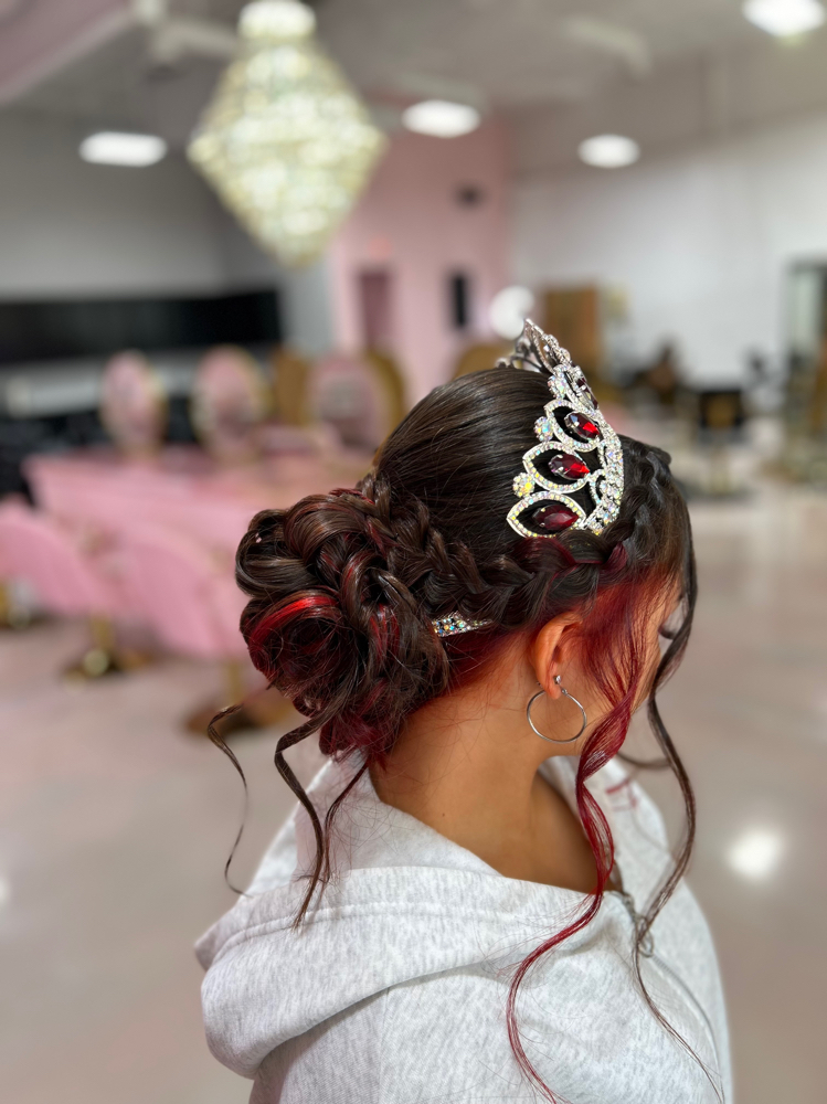 Quinceanera Updo