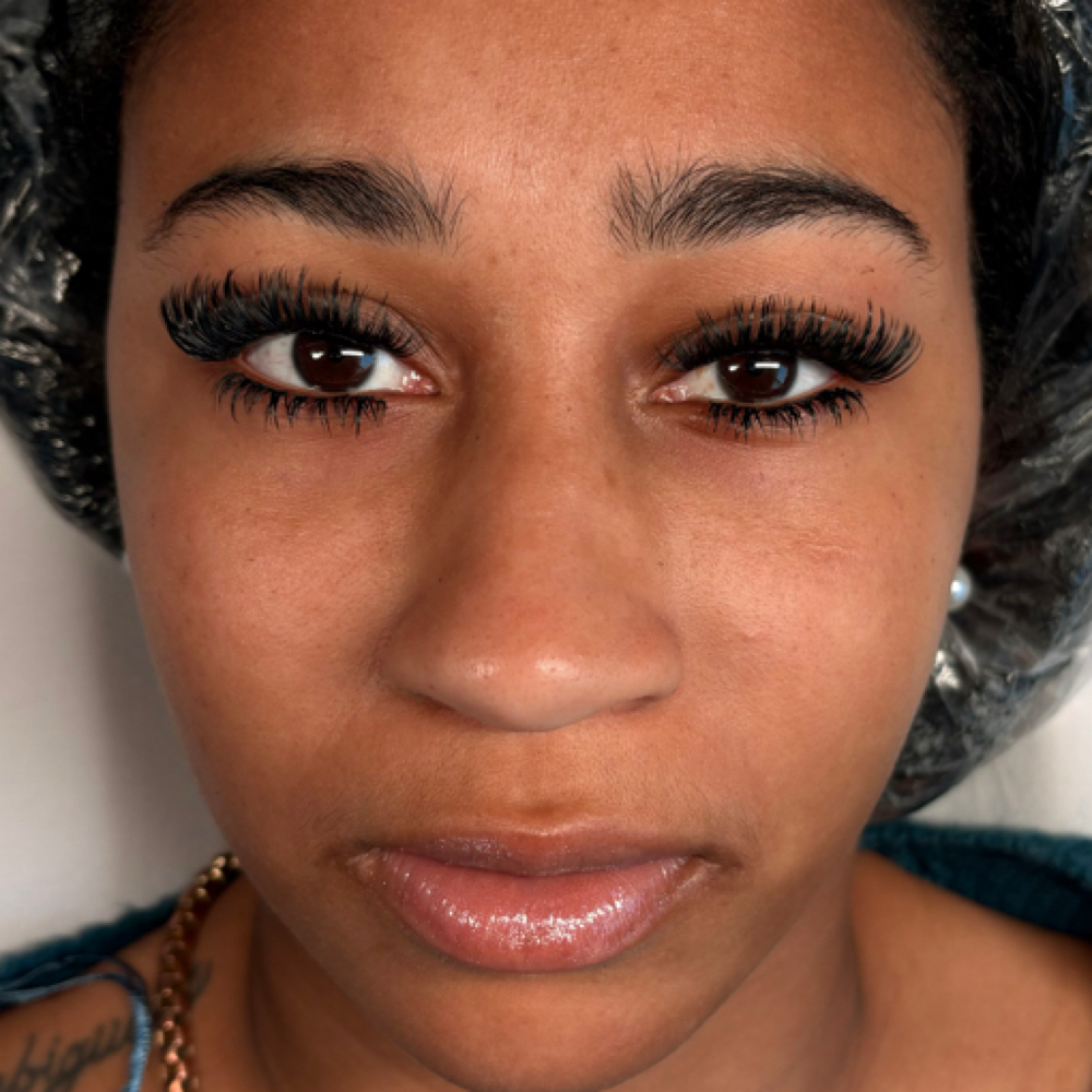 Bottom Lash Cluster Extentions at PR Beauty Bar in Conway, AR