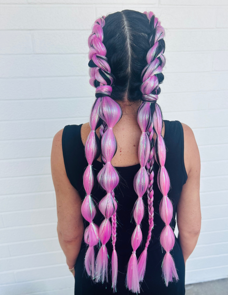 Two Braids Indivdual Bubble Ends