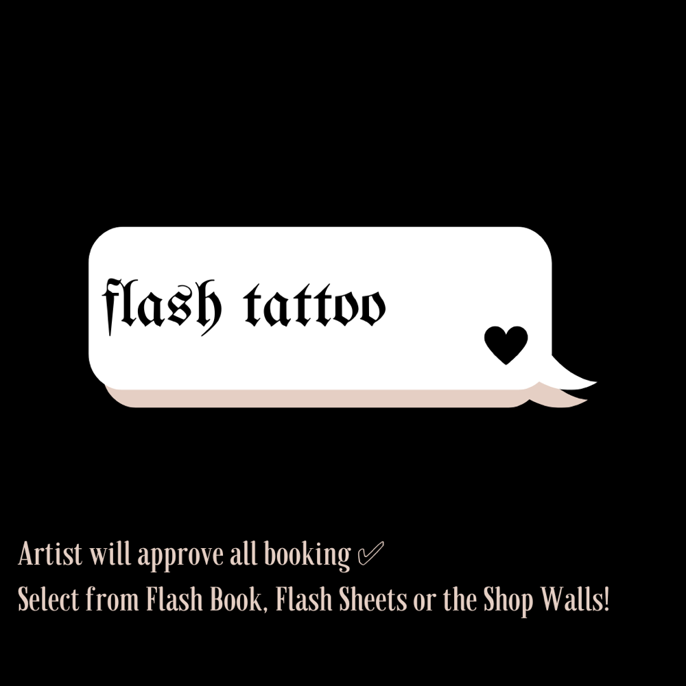 Flash Tattoo at Cavallo Tattoo in Middleboro, MA