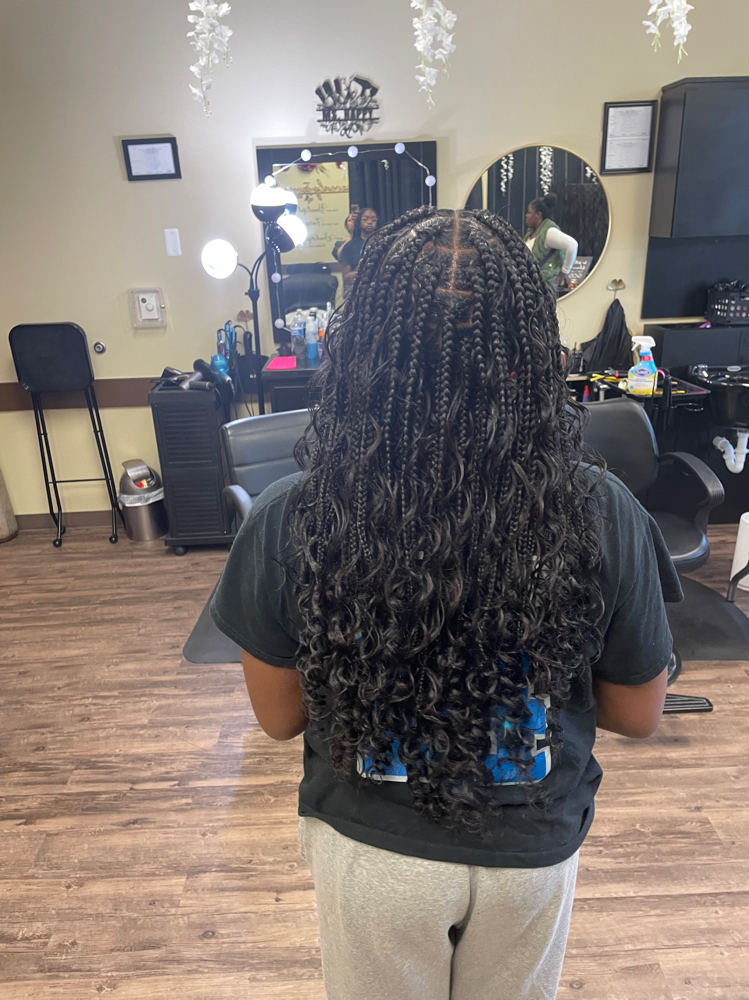 Small Boho Box Braids
