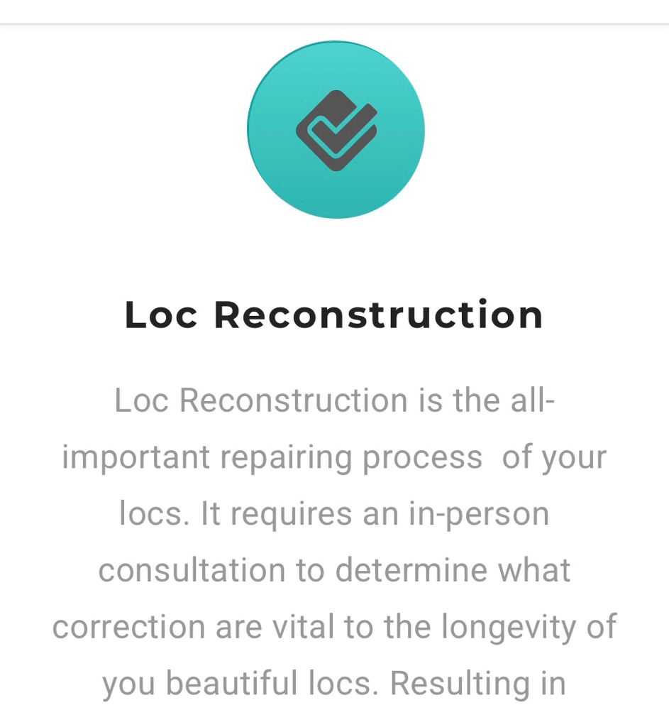 Loc Repair Reconstruction