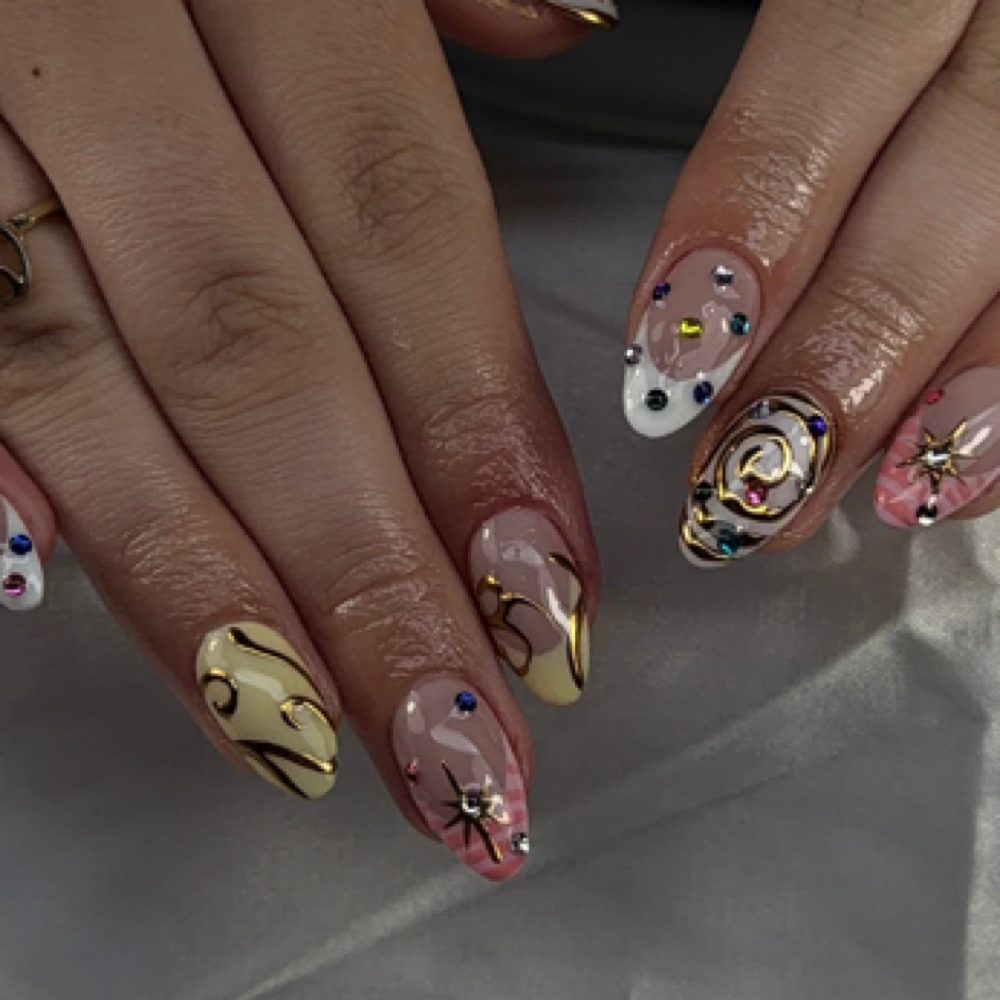 Acrylic Fill at Gloss Boss Nails in Nampa, ID