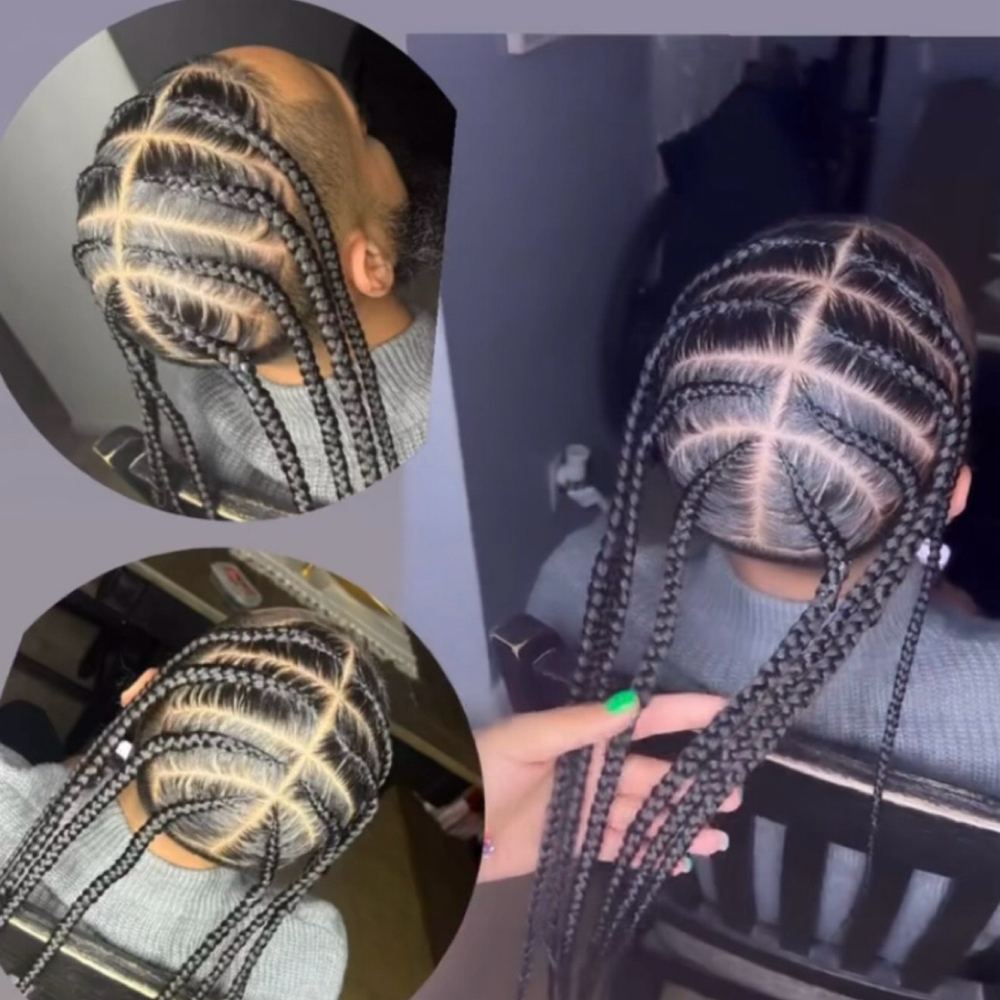 Pope Smoke Braids at MakeBraids_byVG in Willimantic, CT