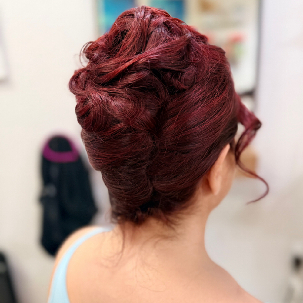 Updo Style at Mane Magick by Tara in San Diego, CA