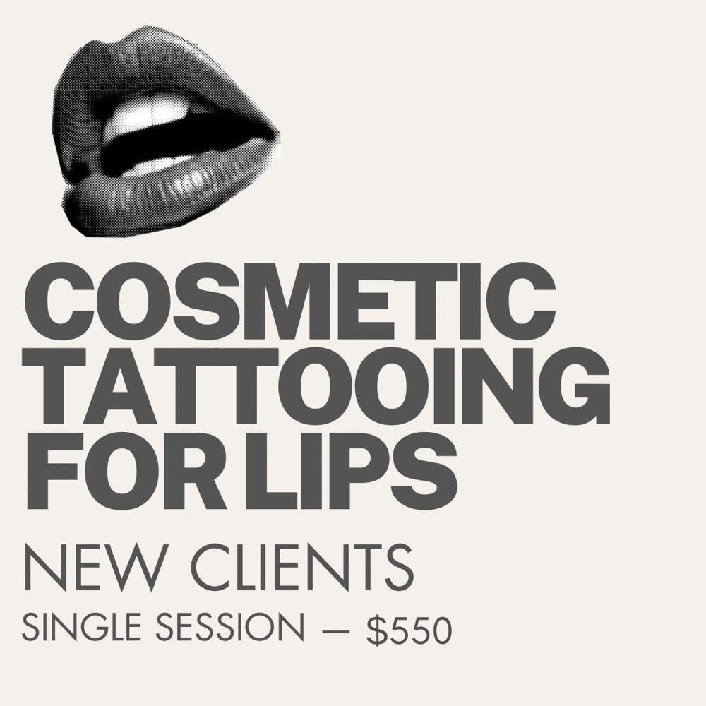 COSMETIC TATTOOING FOR LIPS