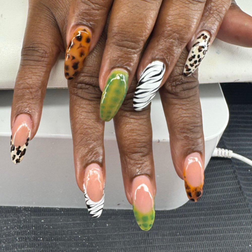 Full Set Freestyle/Design at Mila Bee Studios in Houston, TX