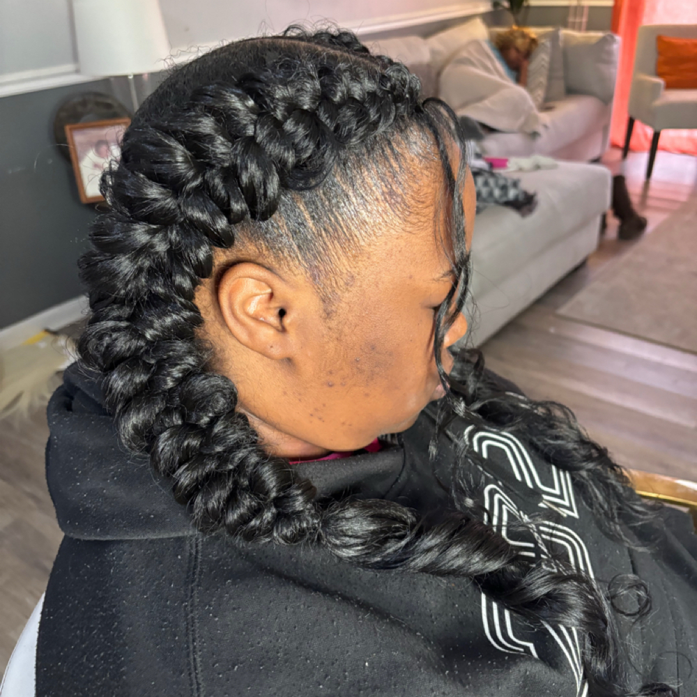 Butterfly Braids at The Cheesedip Experience in Madison, TN