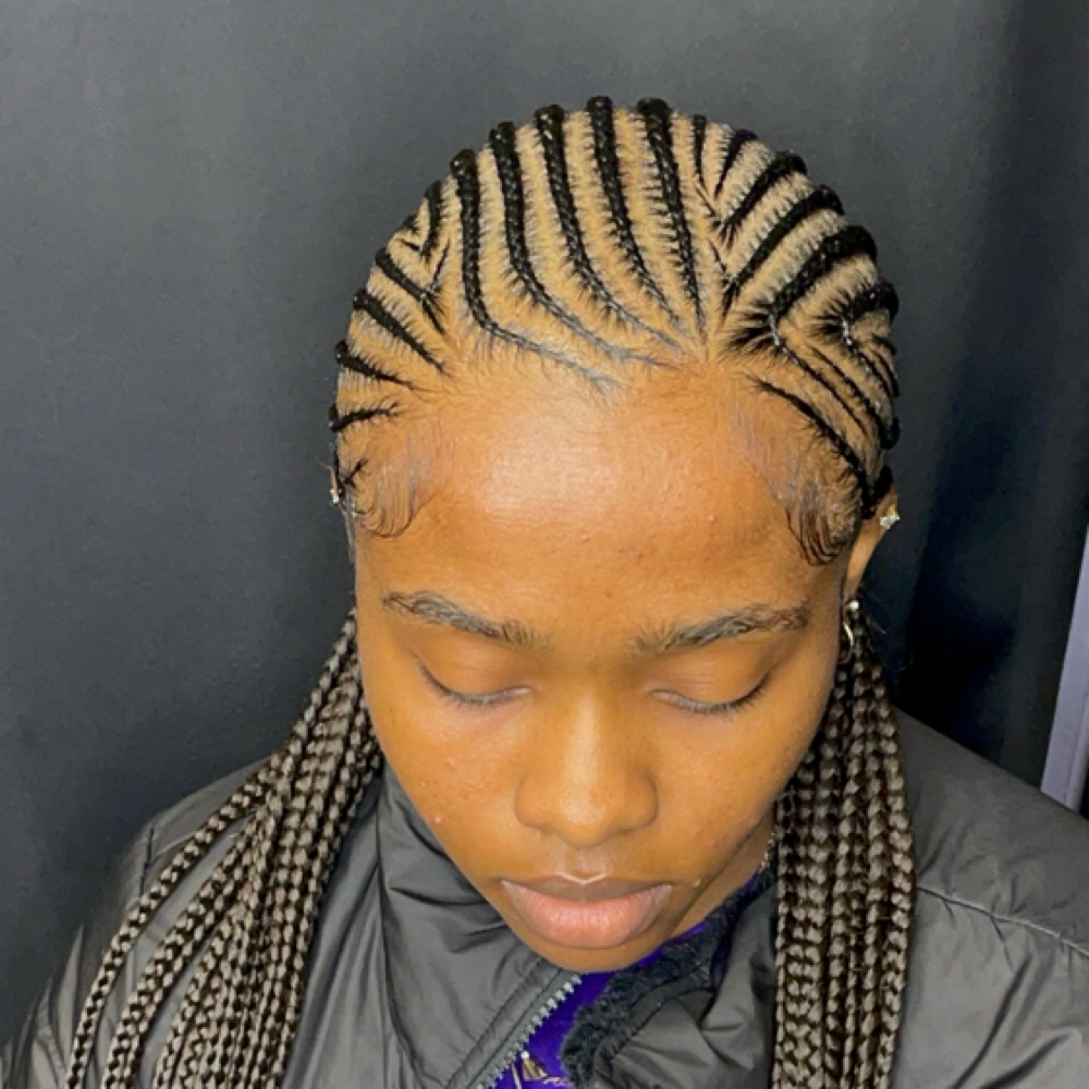 Freestyle Stitch Braids at Lotuz Love Styles By Candace in St Louis, MO